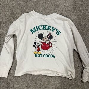 GAP Cream Long Sleeve Shirt with Red Mug Design